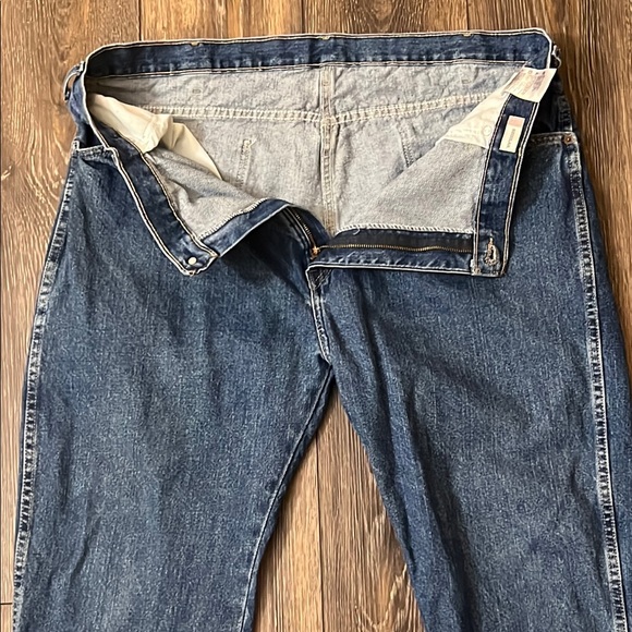 Dickies Regular Straight Denim Blue Cotton Jeans Mens 40x32 - Picture 3 of 11